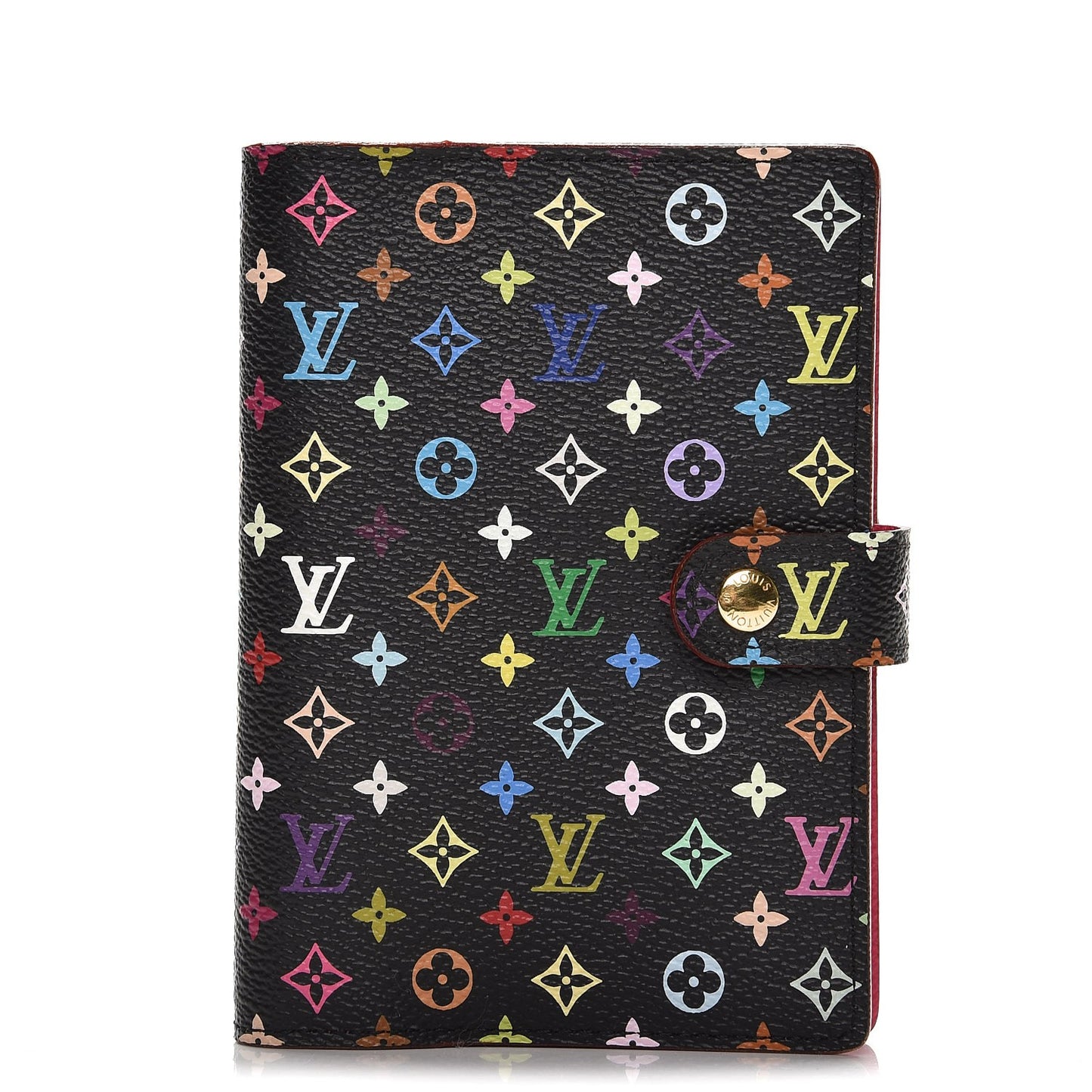 Monogram Multicolor Small Ring Agenda Cover Black Grenade