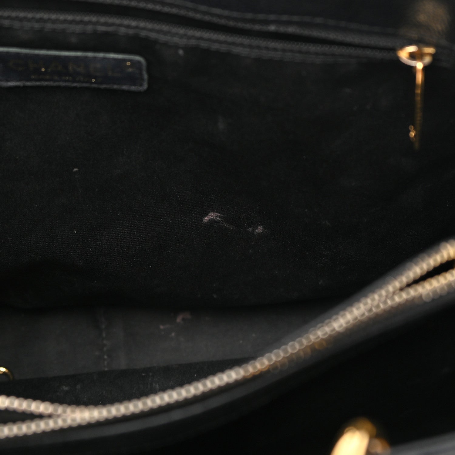 Chanel Caviar Quilted Grand Shopping Tote GST Black 13 of 18