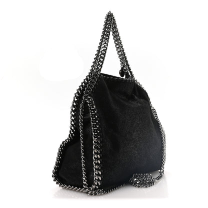 Stella McCartney Shaggy Deer Mini Falabella Tote Black 3 of 10