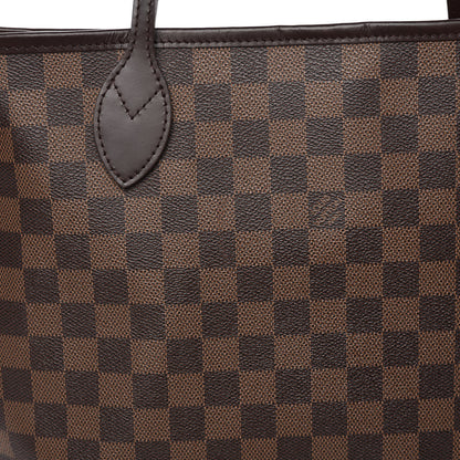 Louis Vuitton Damier Ebene Neo Neverfull MM Rose Ballerine 16 of 16