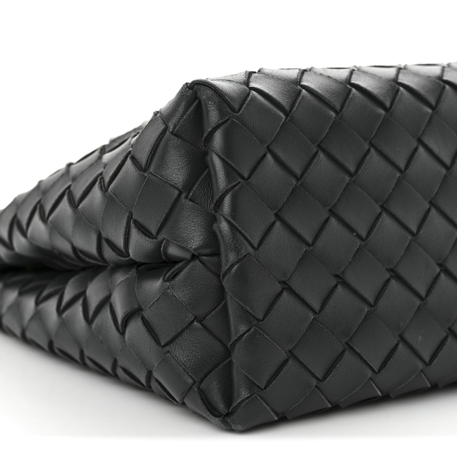 Bottega Veneta Nappa Intrecciato Small Andiamo With Chain Shoulder Bag Black 8 of 10