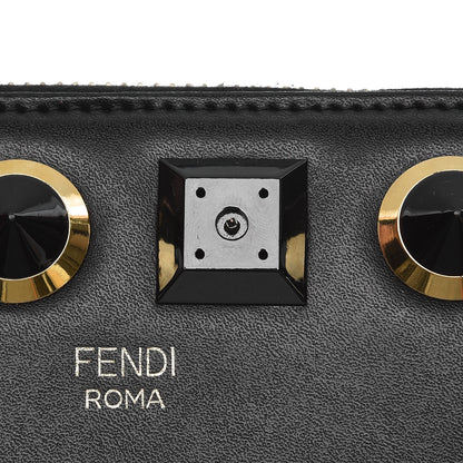 Fendi Vitello Rainbow Continental Wallet Black 3 of 10