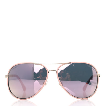 Chanel Pilot Winter Sunglasses 4219-Q Light Pink 2 of 8