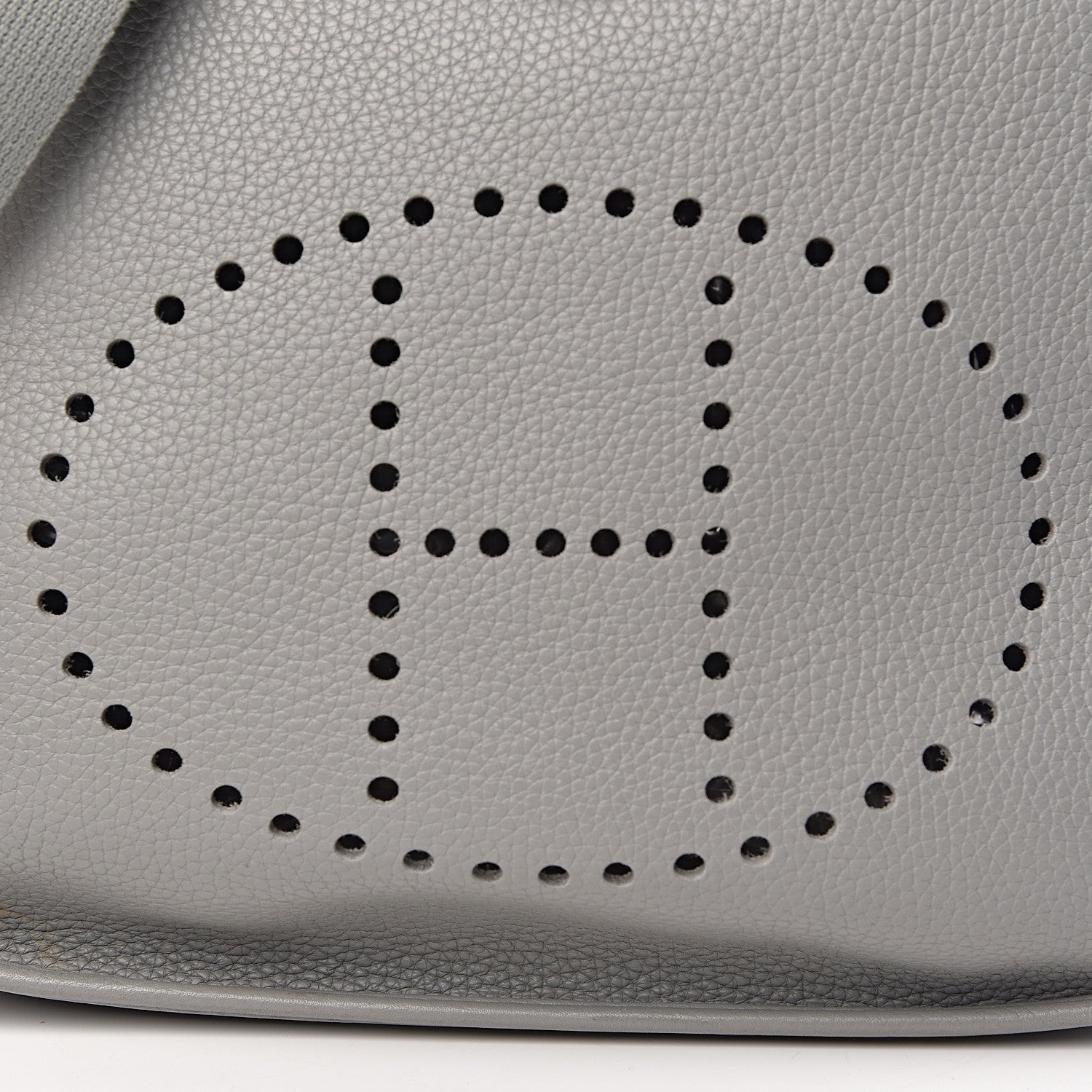 Hermes Taurillon Clemence Evelyne III GM Gris Mouette 12 of 13