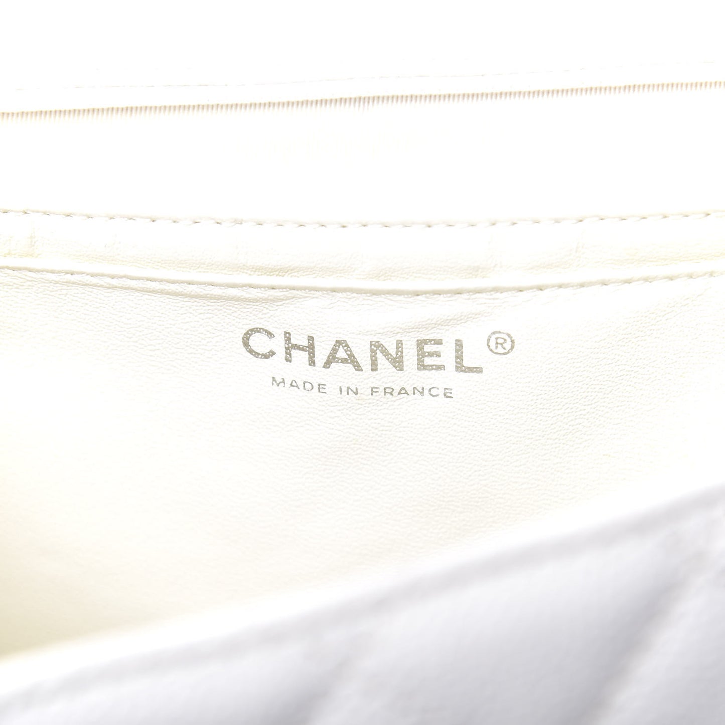Caviar Quilted Maxi Single Flap White