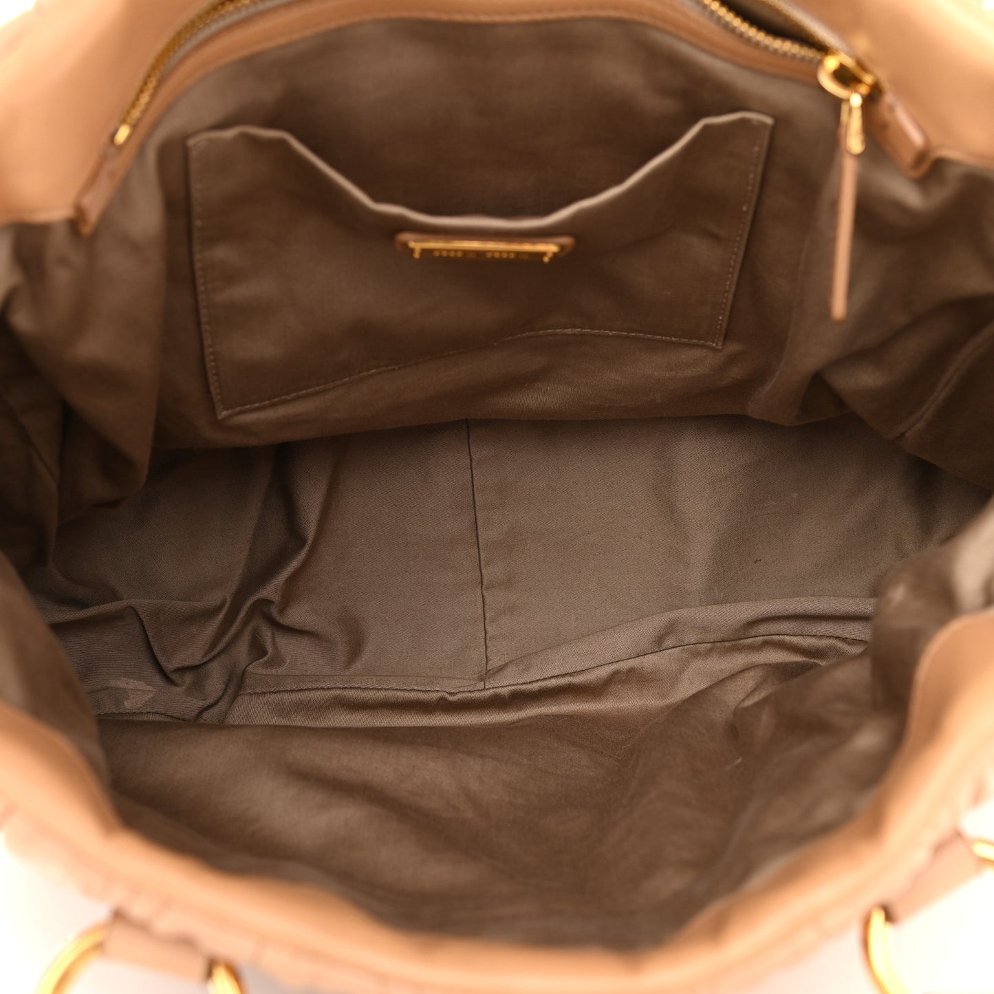 Nappa Matelasse Tote Cammeo