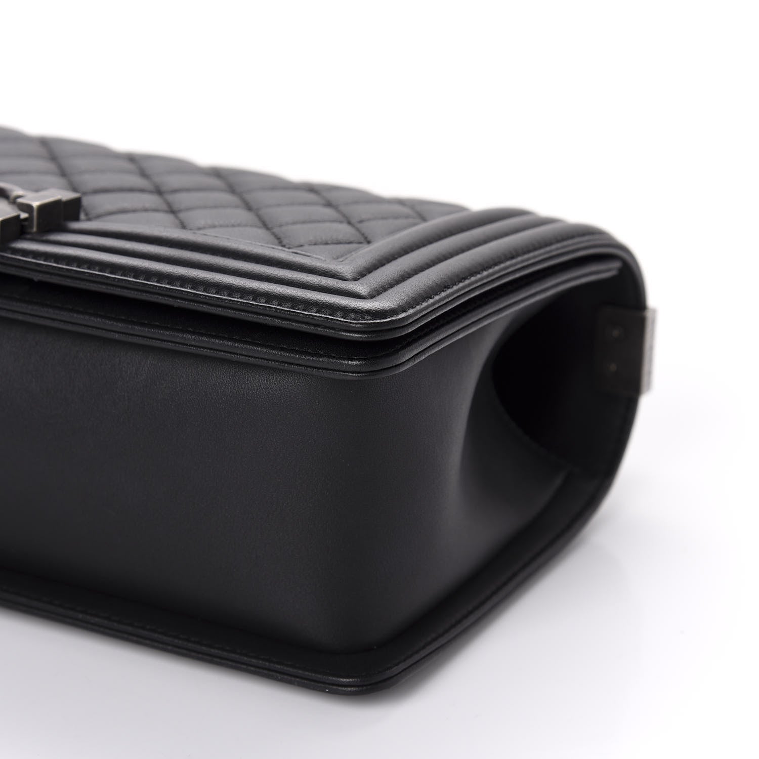 Chanel Calfskin Quilted Medium Boy Flap Black 7 of 10