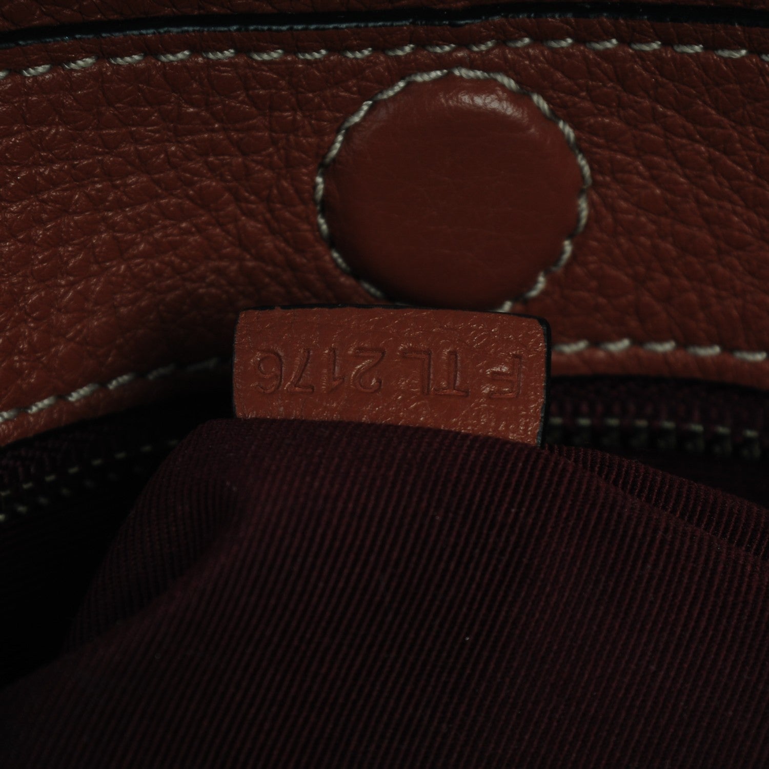 Marc Jacobs Grained Calfskin Maverick Hobo Cognac 7 of 9