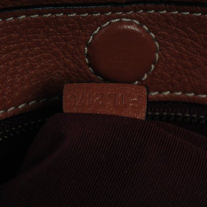 Marc Jacobs Grained Calfskin Maverick Hobo Cognac 7 of 9