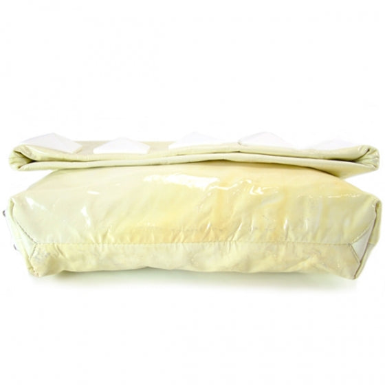 Marc Jacobs Patent Rocker Clutch Ivory 3 of 9