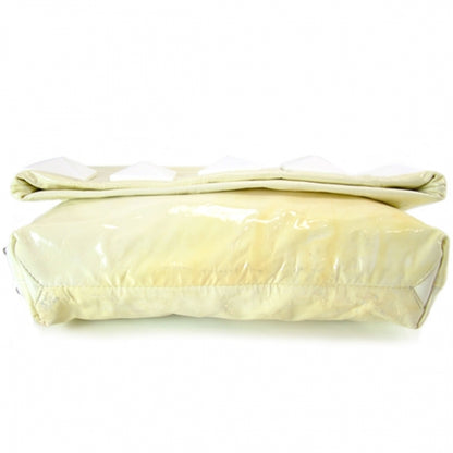 Marc Jacobs Patent Rocker Clutch Ivory 3 of 9