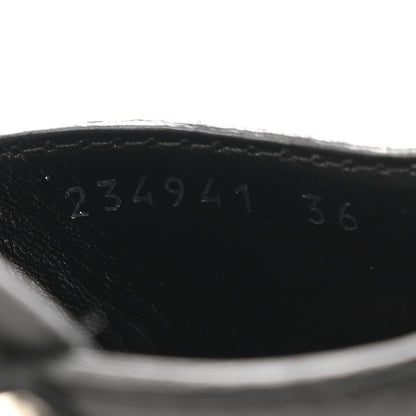 Gucci Cellarius Soft Calfskin Icon Bit 30/120mm Platform Clog Sandals 36 Black 8 of 11