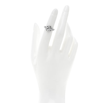 David Yurman 18K White Gold Diamond Black Diamond Petite Pave Chevron Pinky Ring 47 4.25 2 of 4