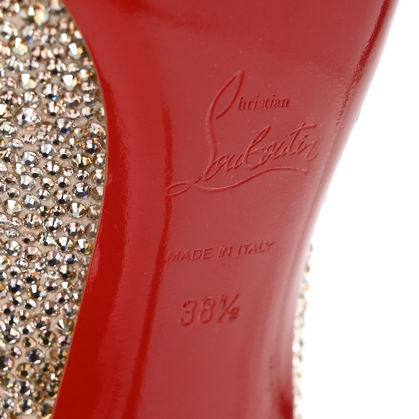 Suede Strass So Kate 85 Pumps 38.5 Gold