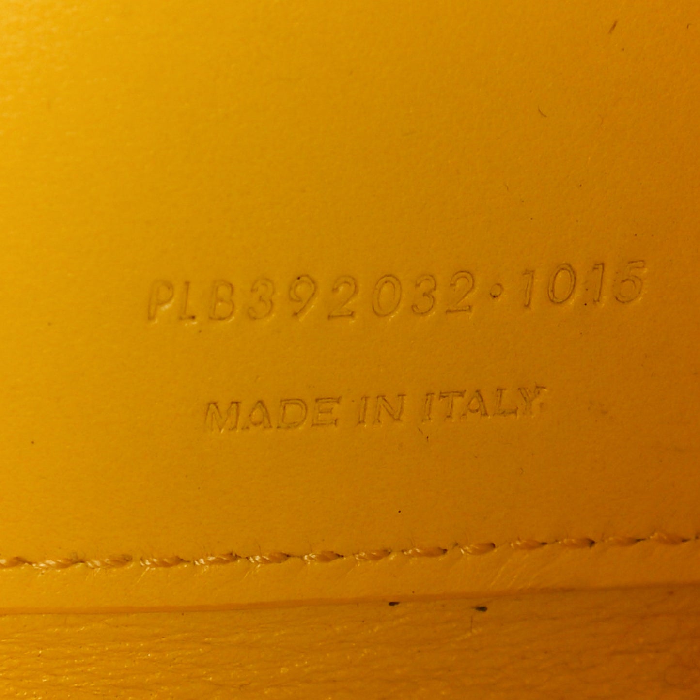 Grained Calfskin Baby Sac De Jour Yellow