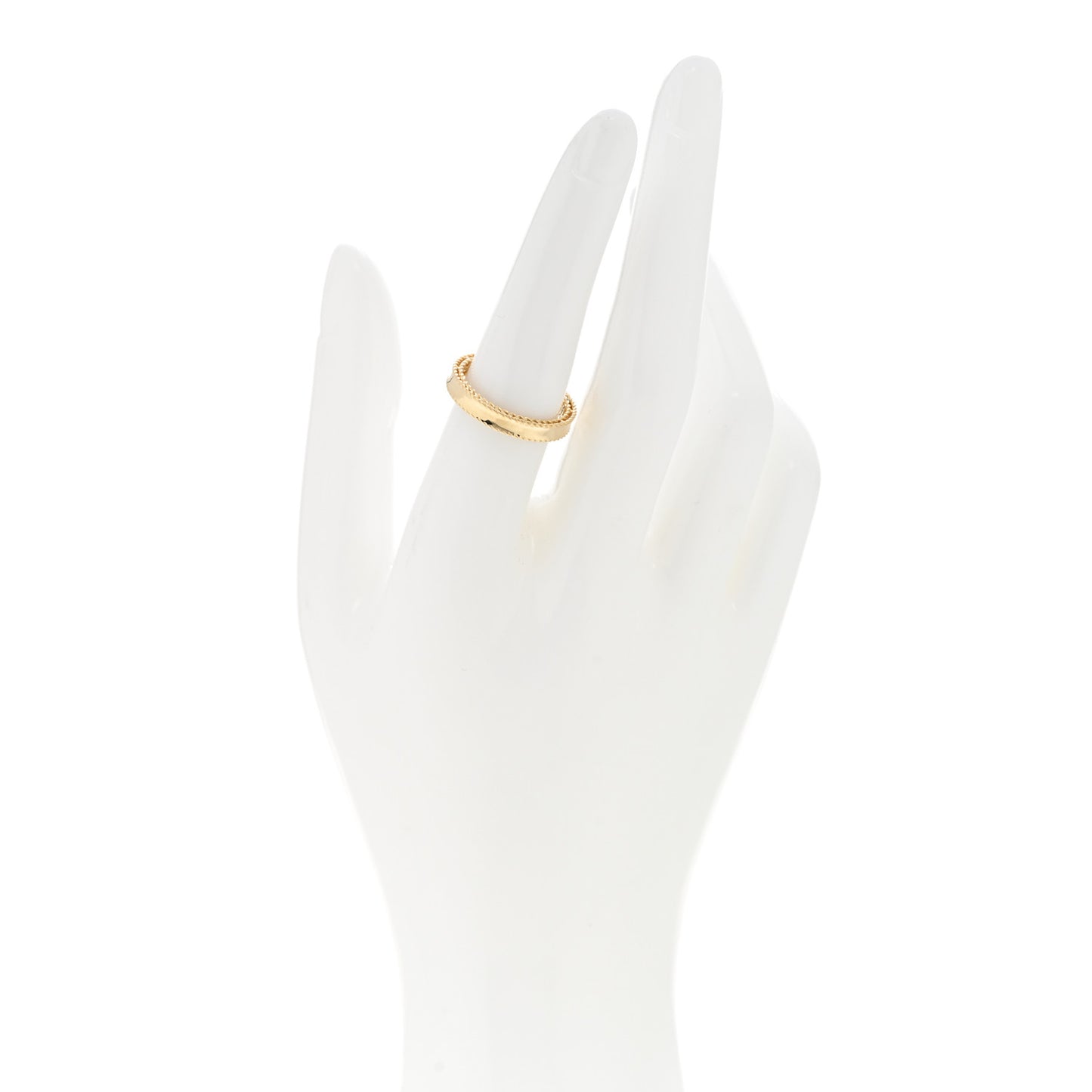 18K Yellow Gold Symphony Princess Ring 53 6.5