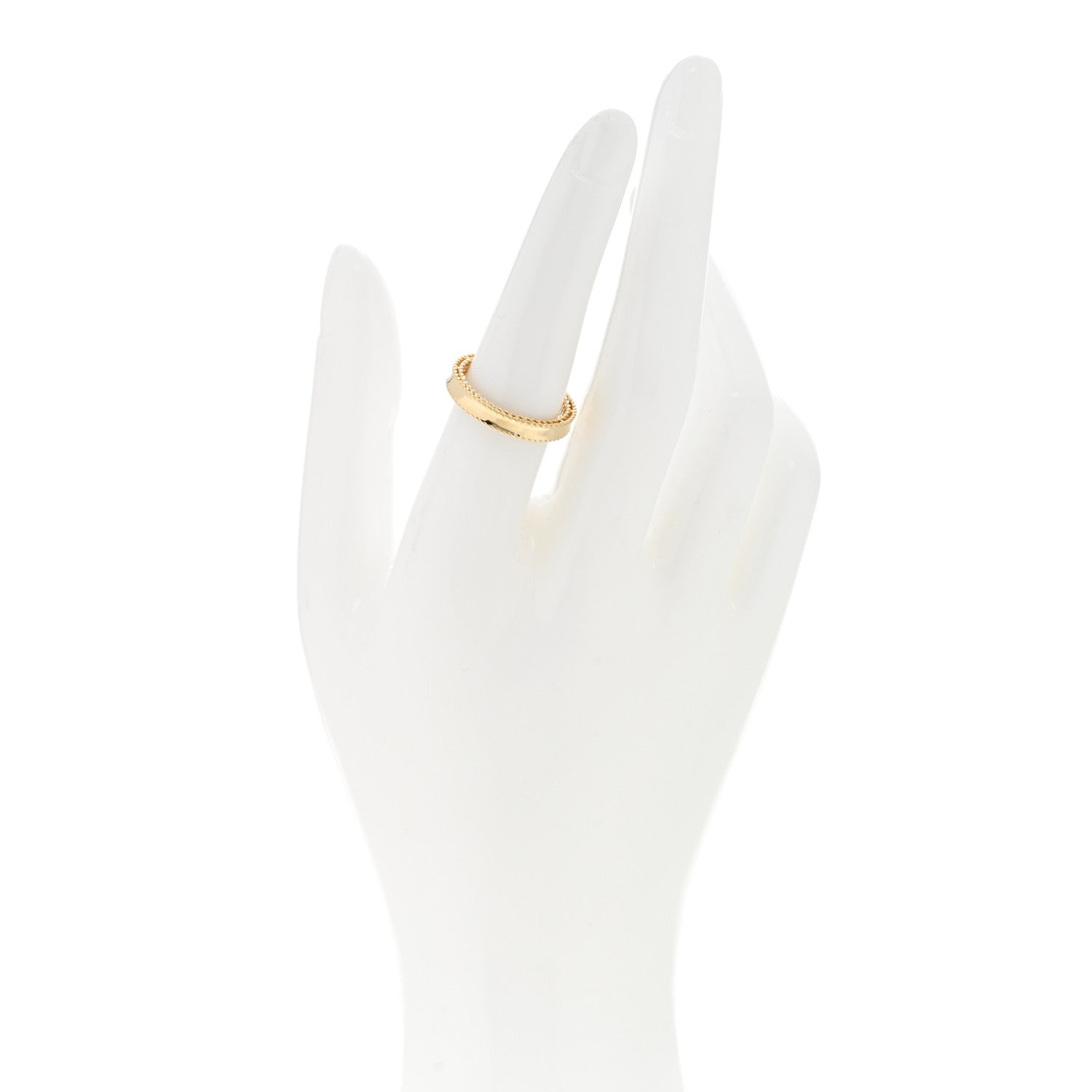 Roberto Coin 18K Yellow Gold Symphony Princess Ring 53 6.5 2 of 4