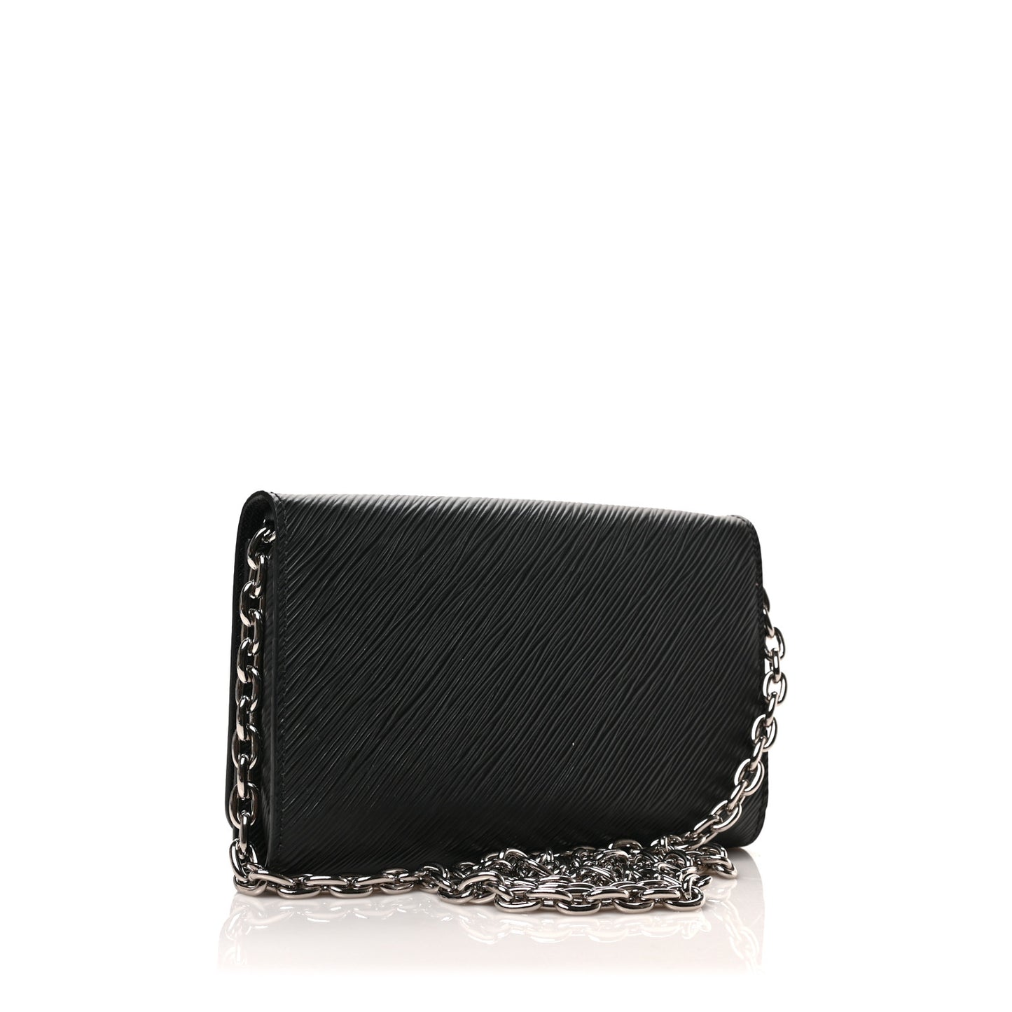 Epi Twist Chain Wallet Black