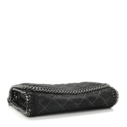 Stella McCartney Shaggy Deer Quilted Studded Falabella Crossbody Black 4 of 11
