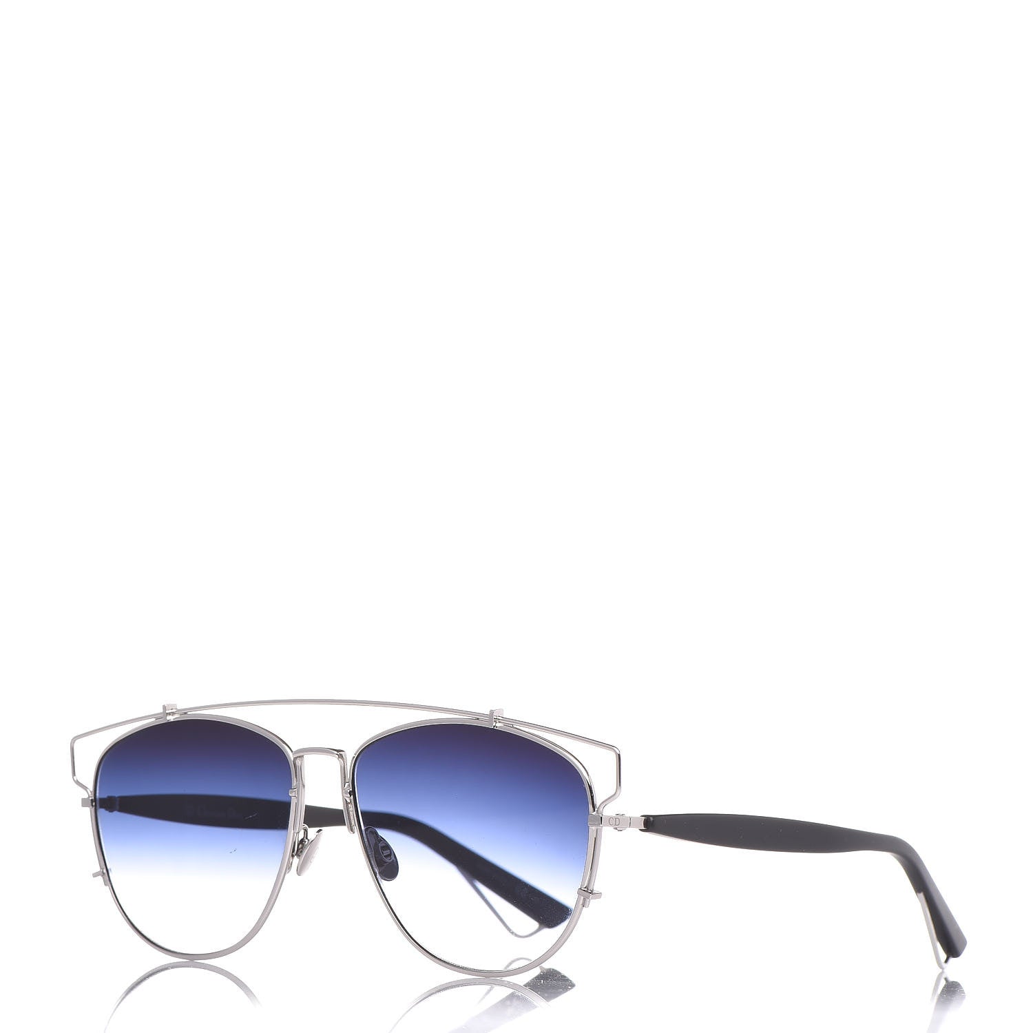 Christian Dior Technologic Sunglasses Silver Blue 1 of 8