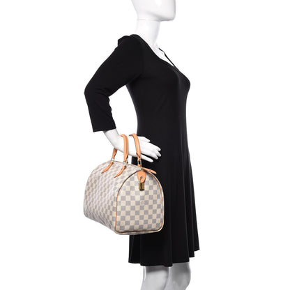 Louis Vuitton Damier Azur Speedy 30 2 of 10
