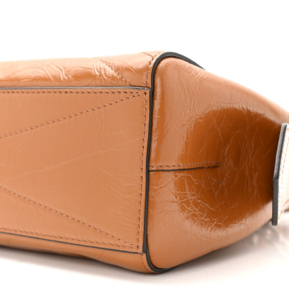 Givenchy Creased Patent Calfskin Small ID Flap Tan 9 of 9