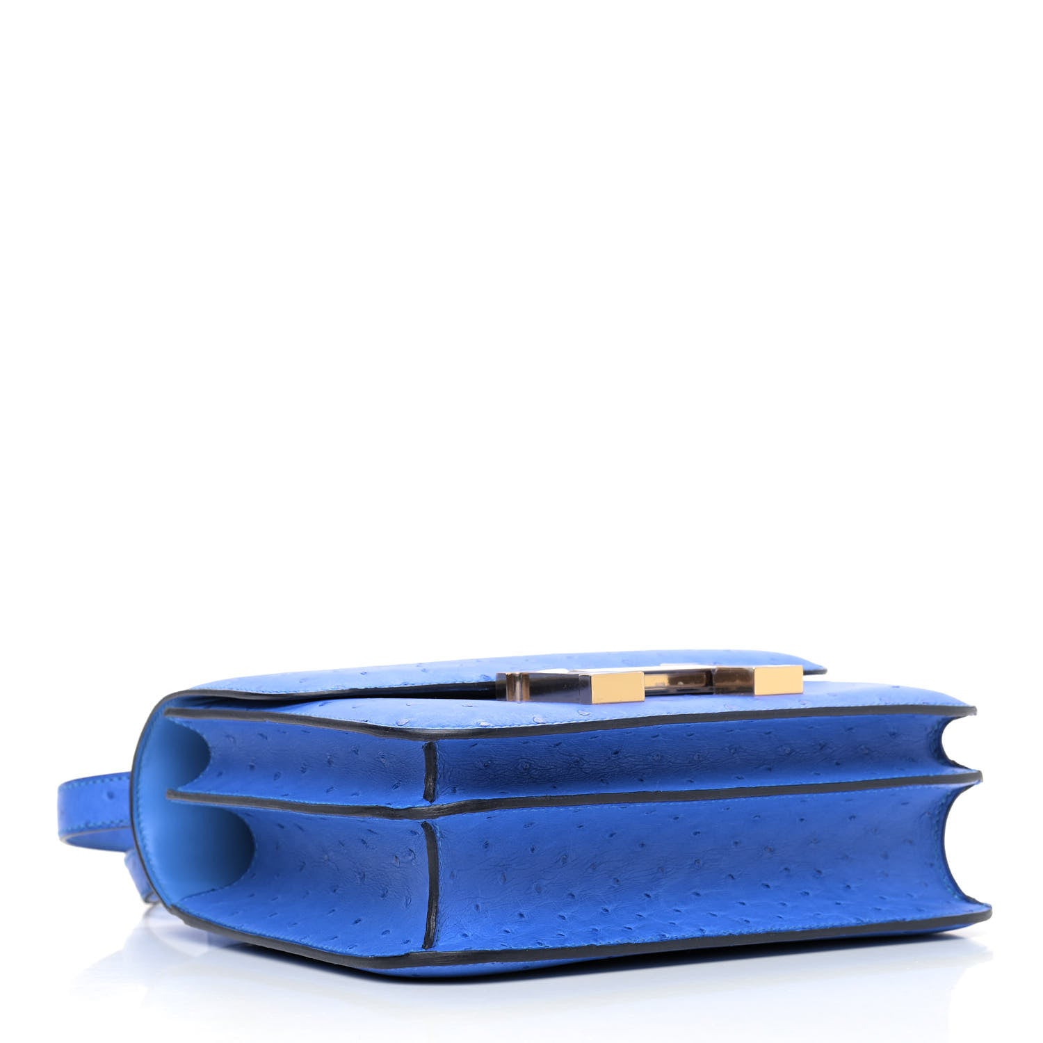 Hermes Ostrich Constance 24 Bleuet 4 of 9