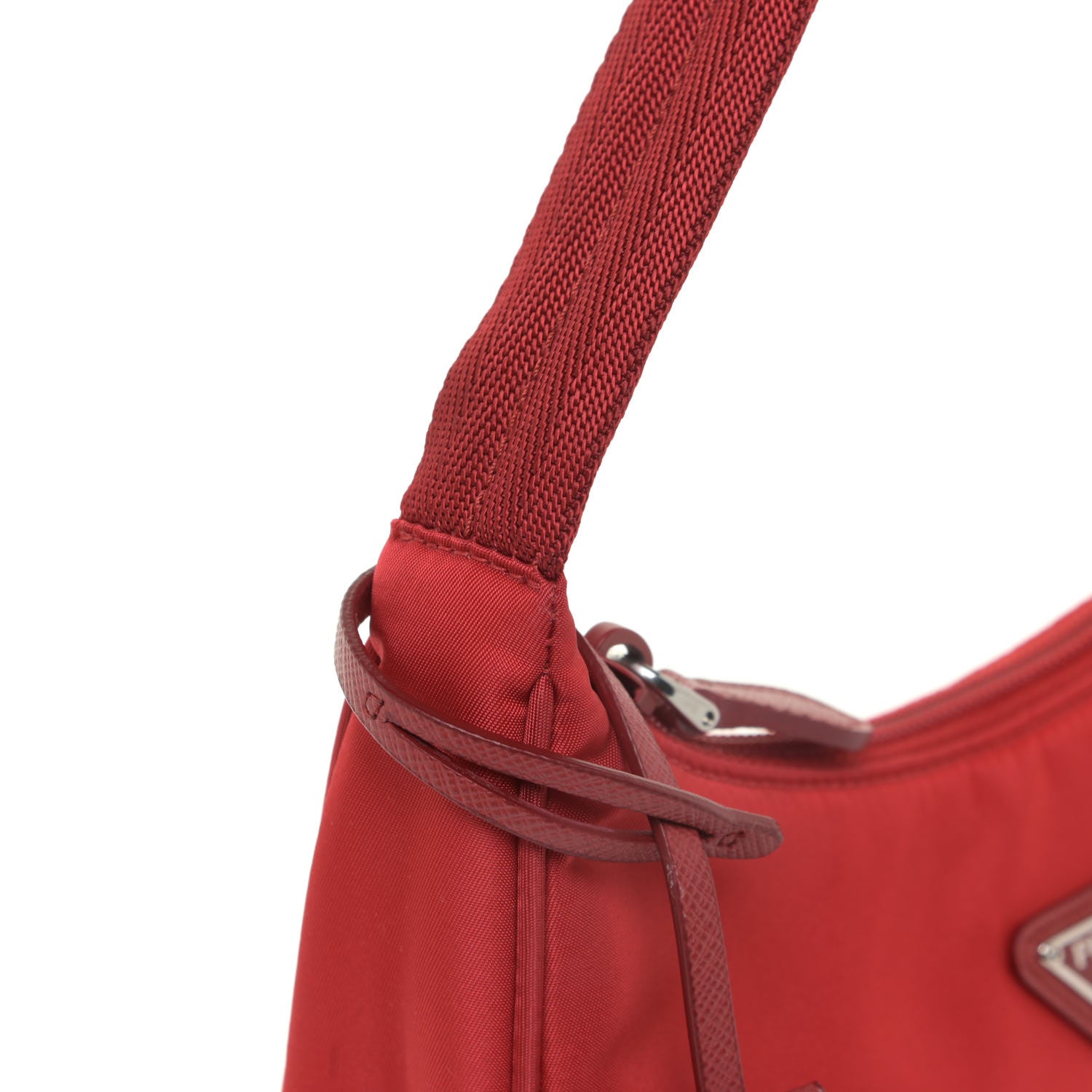 Prada Tessuto Nylon Mini Re-Edition 2000 Bag Rosso 11 of 13
