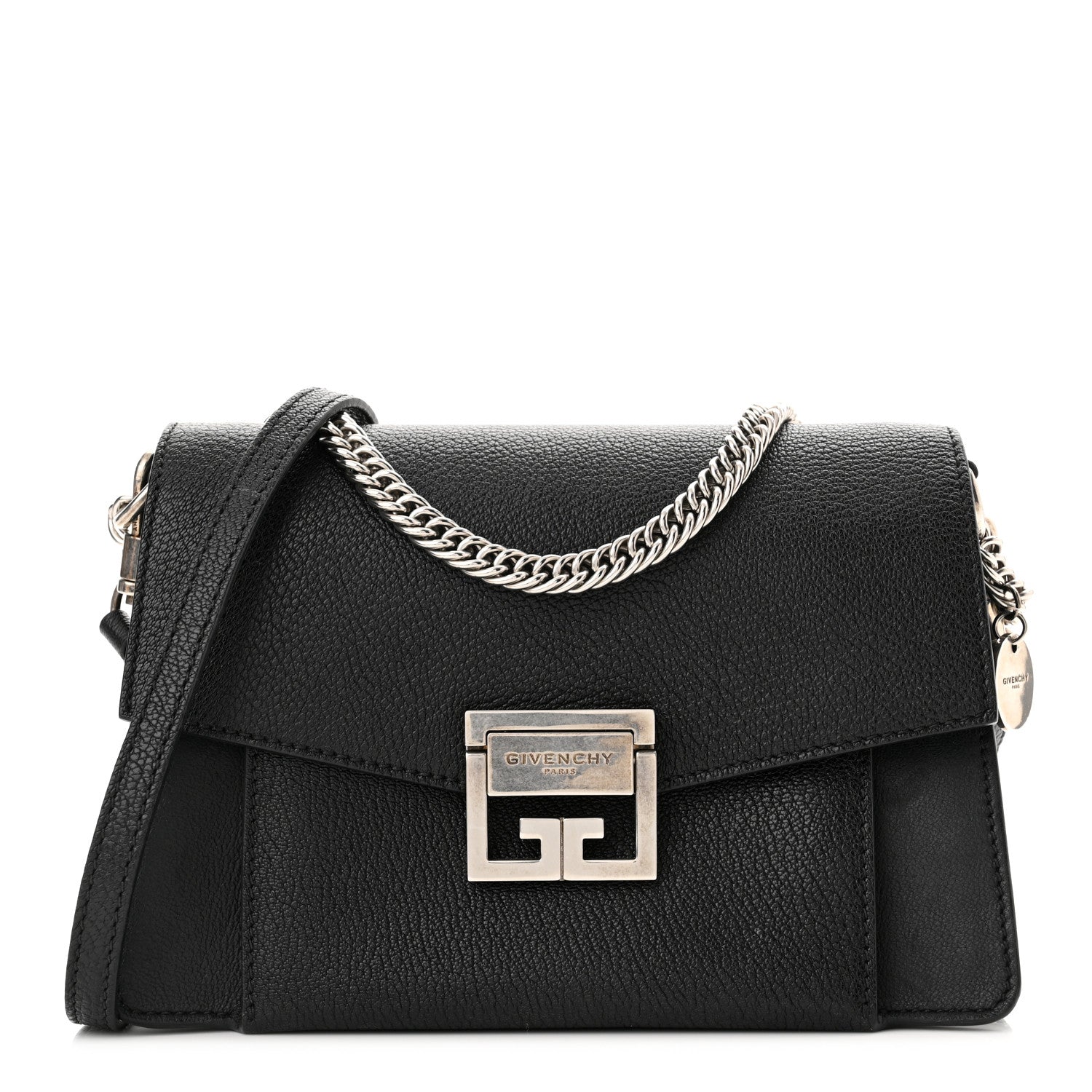Givenchy Goatskin Small GV3 Shoulder Bag Black 1 of 9