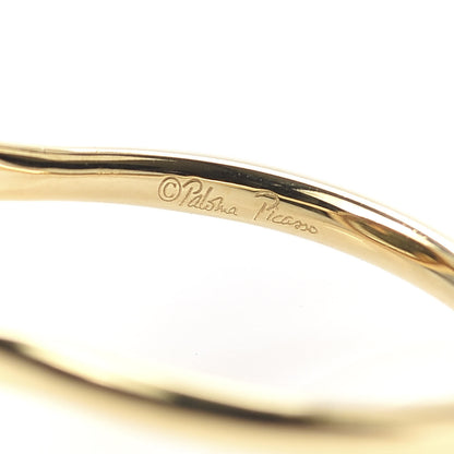 Tiffany 18K Yellow Gold Citrine Paloma Picasso Olive Leaf Ring 46 3.75 5 of 6