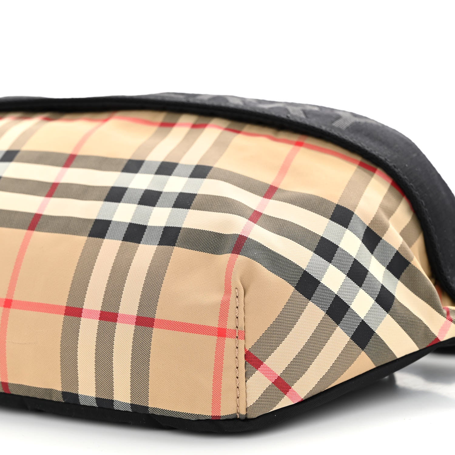 Burberry Nylon Vintage Check Sonny Bum Bag Archive Beige Black 9 of 9