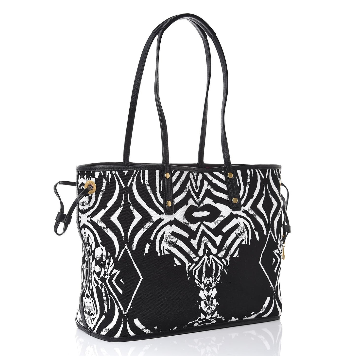 Visetos Medium Reversible Liz Shopper Tote Pink
