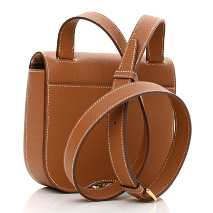 Hermes Epsom Mini Della Cavalleria Gold 3 of 10
