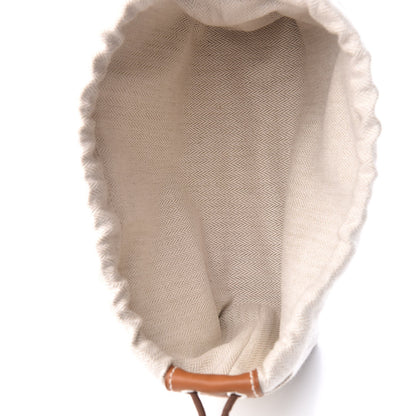 Hermes Canvas Barenia Fourbi 20 PM Pouch Naturel Fauve 5 of 8