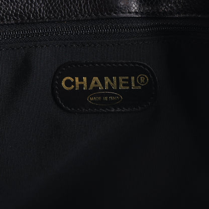 Chanel Caviar CC Tote Black 6 of 10