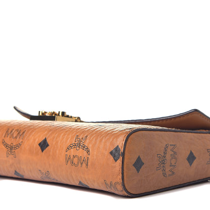 MCM Visetos Millie Wallet On Chain Cognac 9 of 9