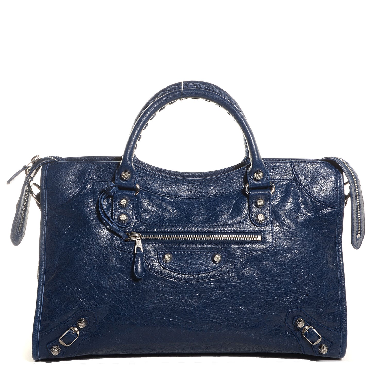Agneau Giant 12 Silver Hardware City Bleu Mineral Light Bleu Mineral
