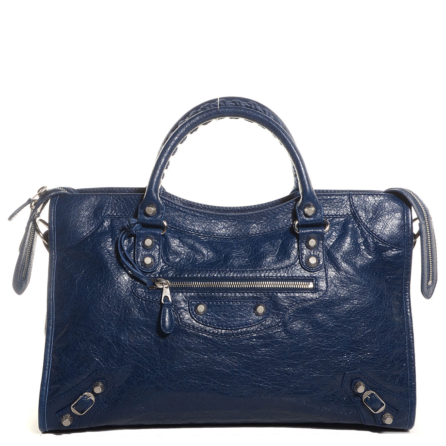 Balenciaga Agneau Giant 12 Silver Hardware City Bleu Mineral Light Bleu Mineral 1 of 14