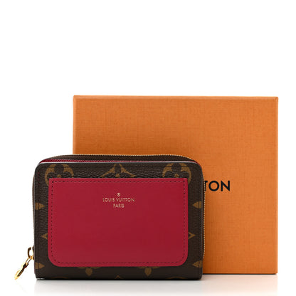 Louis Vuitton Monogram Lou Zippy Compact Wallet Red 8 of 8