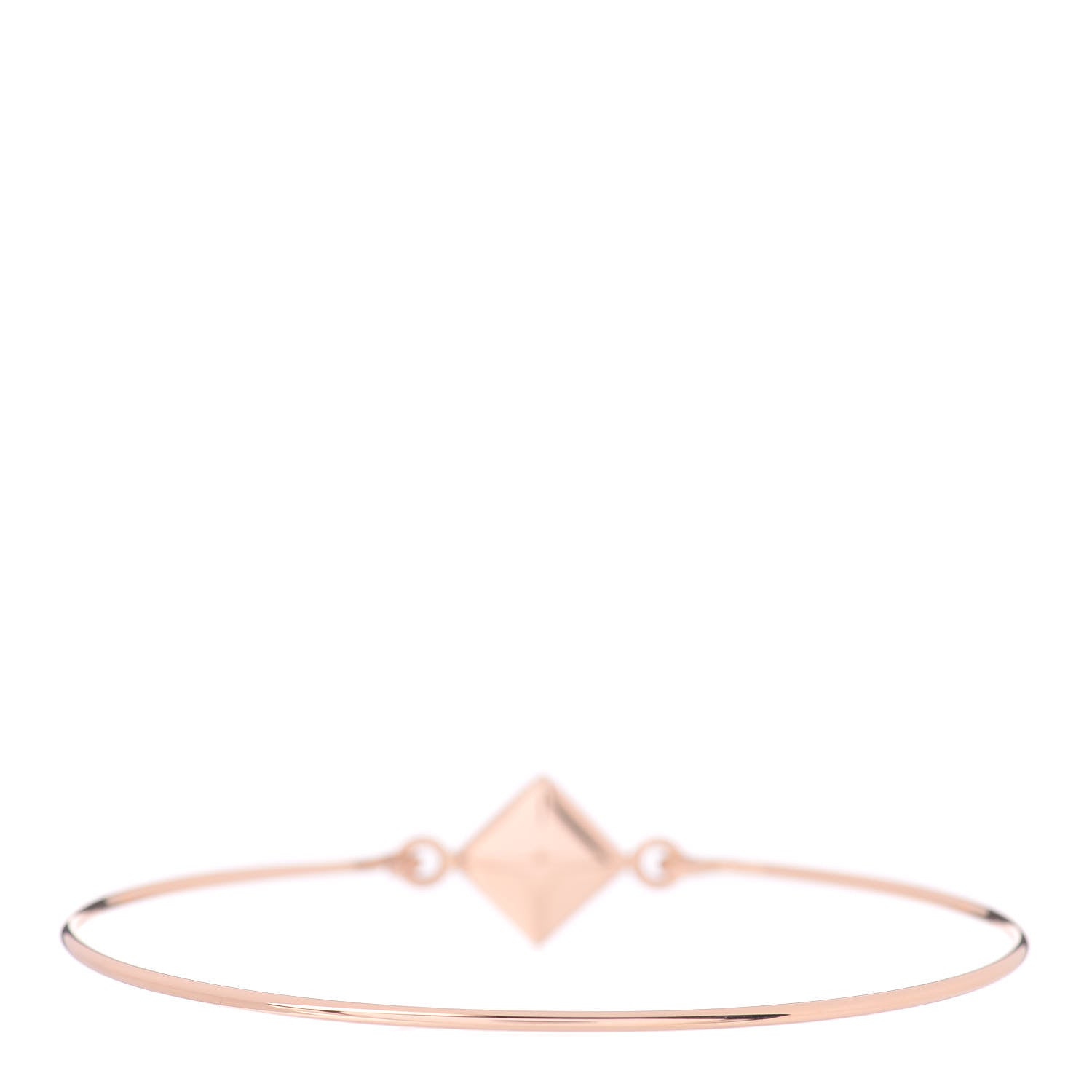 Hermes 18K Rose Gold Collier De Chien Rock Bracelet 3 of 4