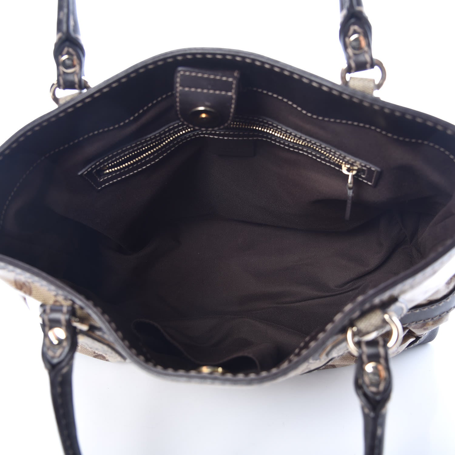 Gucci Crystal Monogram Medium Mix Tote Brown 5 of 16