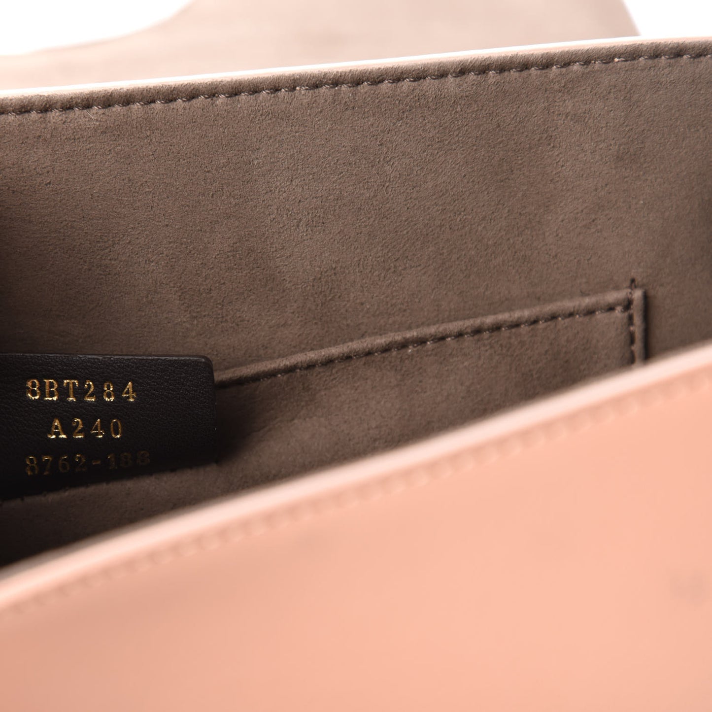 Vitello Century F is Fendi Kan I Shoulder Bag Baby Pink Black