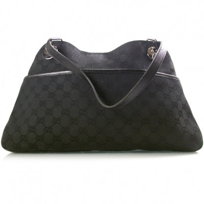 Gucci Monogram Medium Eclipse Shoulder Bag Black 1 of 12