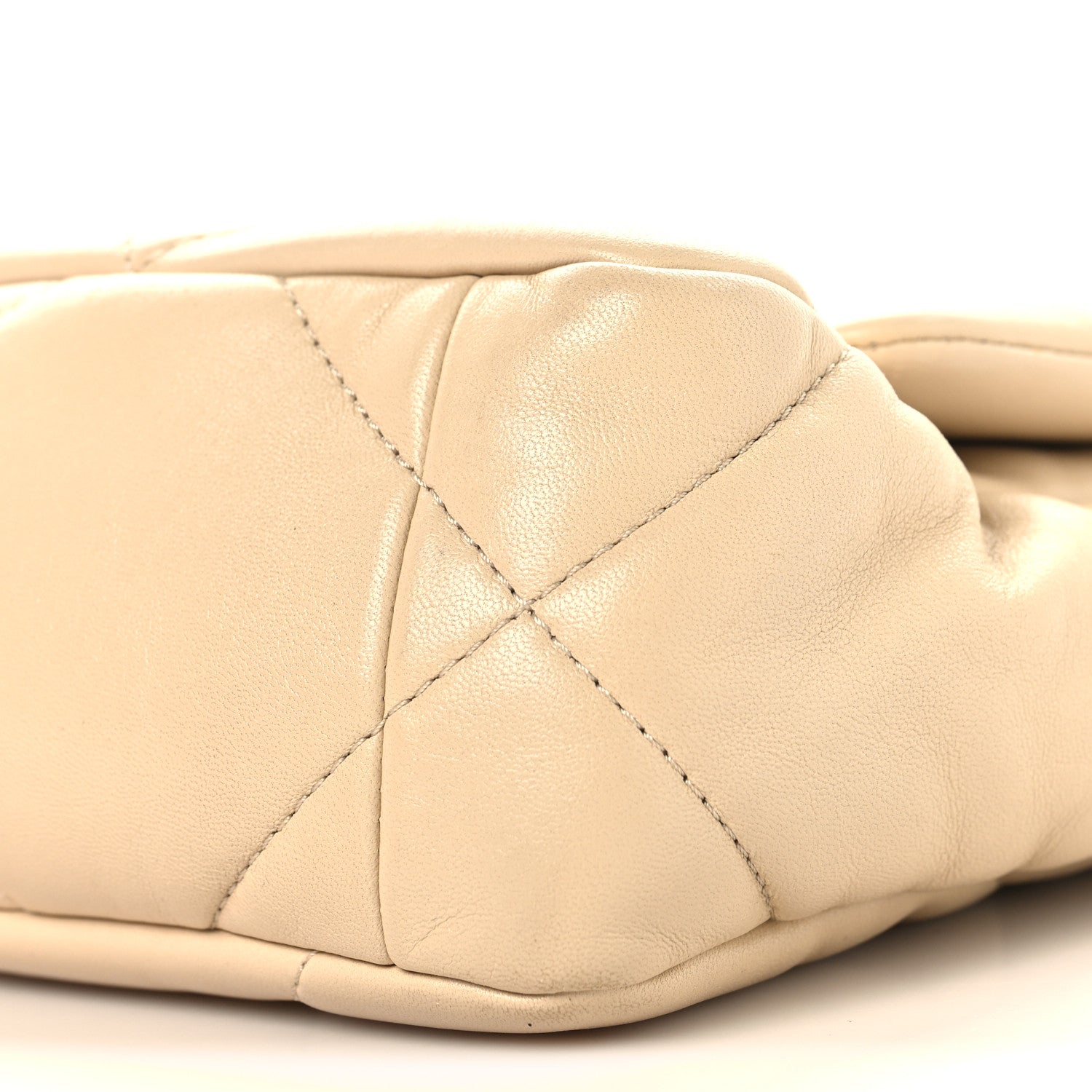 Chanel Lambskin Quilted Medium Chanel 19 Flap Beige 10 of 10