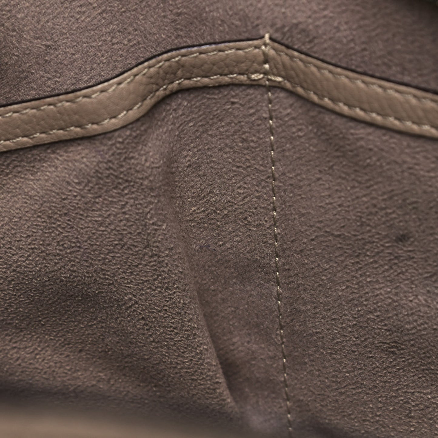Drummed Calfskin Micro Luggage Dune