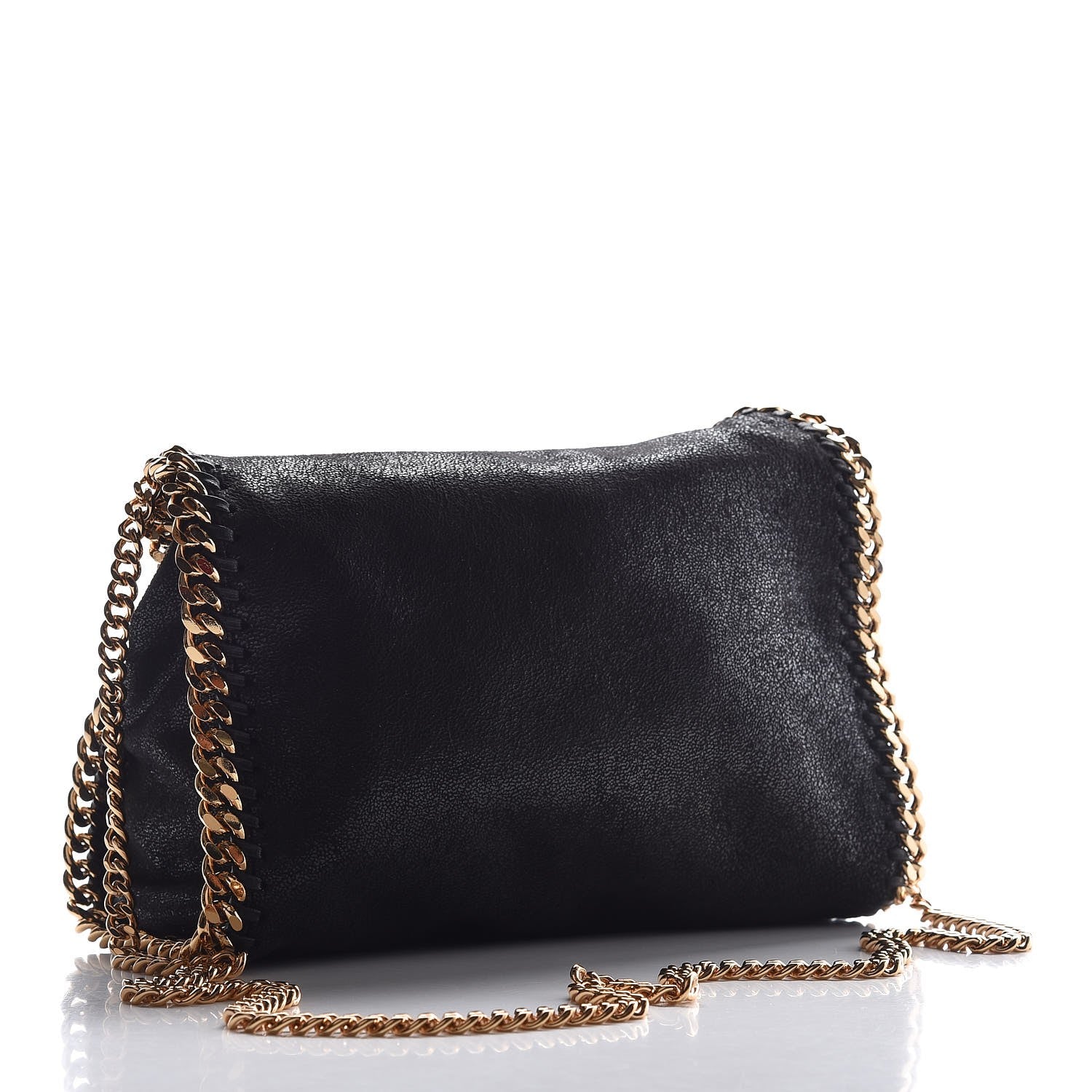 Stella McCartney Mini Falabella Fold Over Tote Black 3 of 7