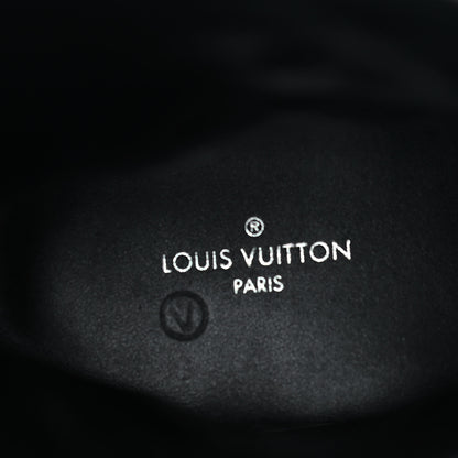 Louis Vuitton Calfskin Embossed Monogram Rebellion Half Boots 37 Black 7 of 10