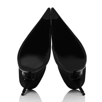 Balenciaga Matte Spandex Extreme Pointed Toe Knife 110mm Ankle Boots 38 Black 5 of 7