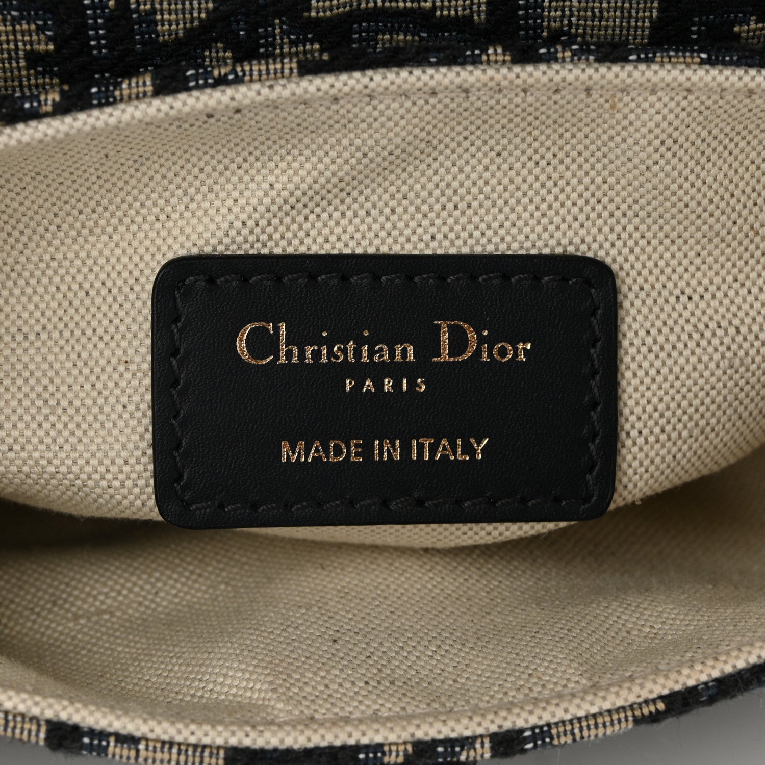 Christian Dior Oblique Mini Saddle Bag With Strap Blue 6 of 9