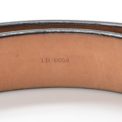 Louis Vuitton Calfskin 30mm LV Initiales Belt 80 32 Black 7 of 9